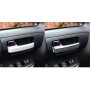 4 PCS / Set Carbon Fiber Car Inner Handle Decorative Sticker for Toyota Tundra 2014-2018, Left Right Driving Universal