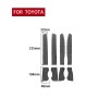 8 PCS / Set Carbon Fiber Car Door Storage Slot Decorative Sticker for Toyota 4Runner 2010-2020