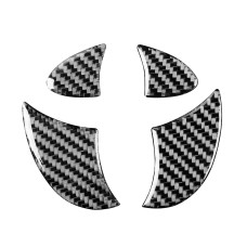 4 PCS / Set Carbon Fiber Car Tailgate Logo Decorative Sticker for Toyota 4Runner 2010-2020