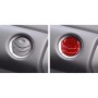 5 ПК / Установка углеродного волокна CAR Central Air Outlet Decorative Sticker для Nissan GTR R35 2008-2016, влево и правое вождение Universal (красный)