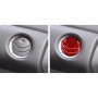 20 ПК / Установка углеродного волокна CAR Central Air Outlet Decorative Sticker для Nissan GTR R35 2008-2016, влево и правое вождение Universal (красный)