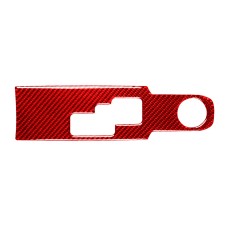 Углеродное волокно смены панели переключения передач декоративная наклейка для Nissan GTR R35 2008-2016, левое и правое вождение Universal (красный)