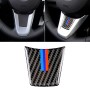 Углеродное рулевое колесо автомобиля Три цвета декоративной наклейки для BMW Z4 2009-2015