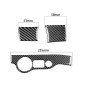 Carbon Fiber Car Headlight Panel Decorative Sticker for Dodge Challenger 2015 to Now, Left Driving