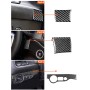 Carbon Fiber Car Headlight Panel Decorative Sticker for Dodge Challenger 2015 to Now, Left Driving