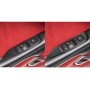 Carbon Fiber Car Window Lift Panel Decorative Sticker for Dodge Challenger 2015 to Now, Left Driving