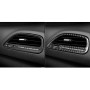 Carbon Fiber Car Instrument Left Right Air Outlet Decorative Sticker for Dodge Challenger 2015 to Now, Left Driving