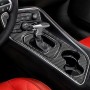 3 PCS / Set Carbon Fiber Car Central Control Gear Decorative Sticker for Dodge Challenger 2015 to Now, Left Driving