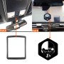 Carbon Fiber Car Reading Light Frame Decorative Sticker for Dodge Challenger 2015 to Now, Left Driving