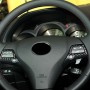 2 PCS / Set Carbon Fiber Car Steering Wheel Button A Version Decorative Sticker for Lexus GS 2006-2011, Left and Right Drive Universal