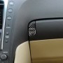 2 PCS / Set Carbon Fiber Car Storage Box Switch Decorative Sticker for Lexus GS 2006-2011, Left Drive
