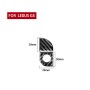 2 PCS / Set Carbon Fiber Car Storage Box Switch Decorative Sticker for Lexus GS 2006-2011, Right Drive