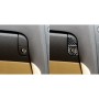 2 PCS / Set Carbon Fiber Car Storage Box Switch Decorative Sticker for Lexus GS 2006-2011, Right Drive