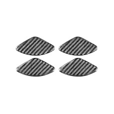 4 PCS / Set Carbon Fiber Car Inner Door Bowl Patch Decorative Sticker for Honda CRV 2007-2011, Left and Right Drive Universal