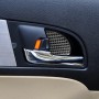 4 PCS / Set Carbon Fiber Car Inner Door Bowl Patch Decorative Sticker for Honda CRV 2007-2011, Left and Right Drive Universal