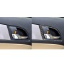 4 PCS / Set Carbon Fiber Car Inner Handle Frame Decorative Sticker for Honda CRV 2007-2011, Left and Right Drive Universal