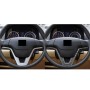 Carbon Fiber Car Steering Wheel Decorative Sticker for Honda CRV 2007-2011, Left and Right Drive Universal