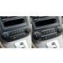 2 PCS / Set Carbon Fiber Car Central Control CD Volume Switch Frame Decorative Sticker for Honda CRV 2007-2011, Left and Right Drive Universal