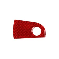 Carbon Fiber Car Co-pilot Storage Decorative Sticker for Alfa Romeo Giulia 2017-2019, Right Drive (Red)