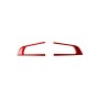 2 ПК / установка углеродного волоконного рулевого рулевого рулевого колеса Декоративная наклейка для Alfa Romeo Giulia 2017-2019, левый и правый привод Universal (красный)