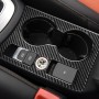 Carbon Fiber Car Water Cup Panel Decorative Sticker for Audi Q3 2013-2018, Left Drive