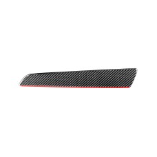 Carbon Fiber Car Co-pilot Trim Red Edge Decorative Sticker for Audi Q3 2013-2018, Right Drive