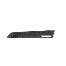 Carbon Fiber Car Co-pilot Trim with Hole Decorative Sticker for Audi Q3 2013-2018, Right Drive