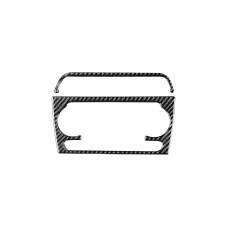 2 PCS / Set Carbon Fiber Car Air Conditioning Knob Frame Decorative Sticker for Audi Q3 2013-2018, Left and Right Drive Universal