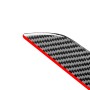 4 PCS / Set Carbon Fiber Car Interior Door Trim Red Edge Decorative Sticker for Audi Q3 2013-2018, Left and Right Drive Universal