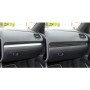 3 PCS / Set Carbon Fiber Car Dashboard Strip Decorative Sticker for Volkswagen Scirocco 2009-2016, Left Drive