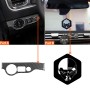 Carbon Fiber Car Headlight Switch Panel Decorative Sticker for Dodge Challenger 2015 to Now, Left Driving