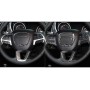 5 PCS / Set Carbon Fiber Car Steering Wheel Decorative Sticker for Dodge Challenger 2015 to Now, Left Driving