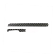 Carbon Fiber Car Central Control Strip Decorative Sticker for Volkswagen Golf 6 2008-2012, Left Driving