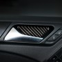 Углеродное волокно Внутренняя дверная панель декоративная наклейка для Volkswagen Golf 6 2008-2012
