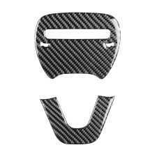 2 ПК / установка логотипа рулевого колеса углеродного волокна + декоративная наклейка для Dodge Challenger 2015 до сейчас, левое вождение