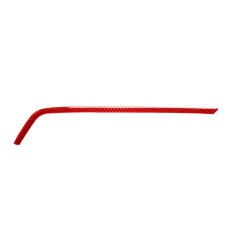 Car Carbon Fiber Above the Central Control Air Outlet Decorative Sticker for Honda Tenth Generation Civic 2016-2019, Right Drive (Red)