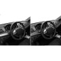 4 PCS Car Carbon Fiber Dashboard Panel Decorative Sticker for Mitsubishi Lancer EVO 2008-2015, Left Drive