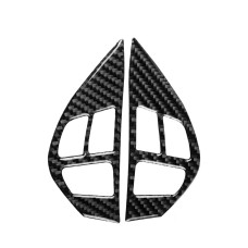 2 ПК. Автомобильные кнопки руля углеродного волокна декоративная наклейка для Mitsubishi Lancer de es GTS 2008-2015, левый и правый привод Universal
