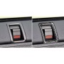 2 PCS Car Carbon Fiber Left and Right Door Lock Decorative Sticker for Nissan GTR R35 2008-2020, Left and Right Drive Universal
