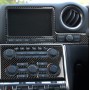 2 ПК. КАРСКОЕ Углеродное волокно навигационное прибор декоративная наклейка для Nissan GTR R35 2008-2016, Right Drive