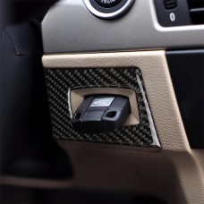 Углеродное волокно-автомобиль левый переключатель зажигания декоративная наклейка для BMW E90 / E92 2005-2012
