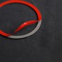 Carbon Fiber Car Horn Circle Decorative Sticker for BMW E90 / E84 / 320i / 325i