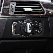 Углеродное волокно выключатель фар. Декоративная наклейка для BMW E90 / E92 / E93 2005-2012