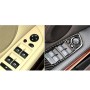 4 PCS Three Color Carbon Fiber Car Left Driving Lifting Panel Decorative Sticker with Folding for BMW E90 / 320i / 325i, Diameter: 35.8cm