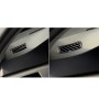 Three Color Carbon Fiber Car Right Driving Instrument Air Outlet Decorative Sticker for BMW E90 2005-2012