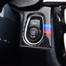 Three Color Carbon Fiber Car Key Hole Decorative Sticker for BMW F30 2013-2018 / F34 2013-2017, Sutible for Left Driving