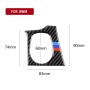 Three Color Carbon Fiber Car Key Hole Decorative Sticker for BMW F30 2013-2018 / F34 2013-2017, Sutible for Left Driving