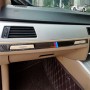 Three Color Carbon Fiber Car Right Driving Middle Control Decorative Sticker for BMW E90 / E92 / E93 2005-2012