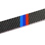 Three Color Carbon Fiber Car Right Driving Middle Control Decorative Sticker for BMW E90 / E92 / E93 2005-2012