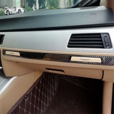 Carbon Fiber Car Left Driving Middle Control Decorative Sticker for BMW E90 / E92 / E93 2005-2012